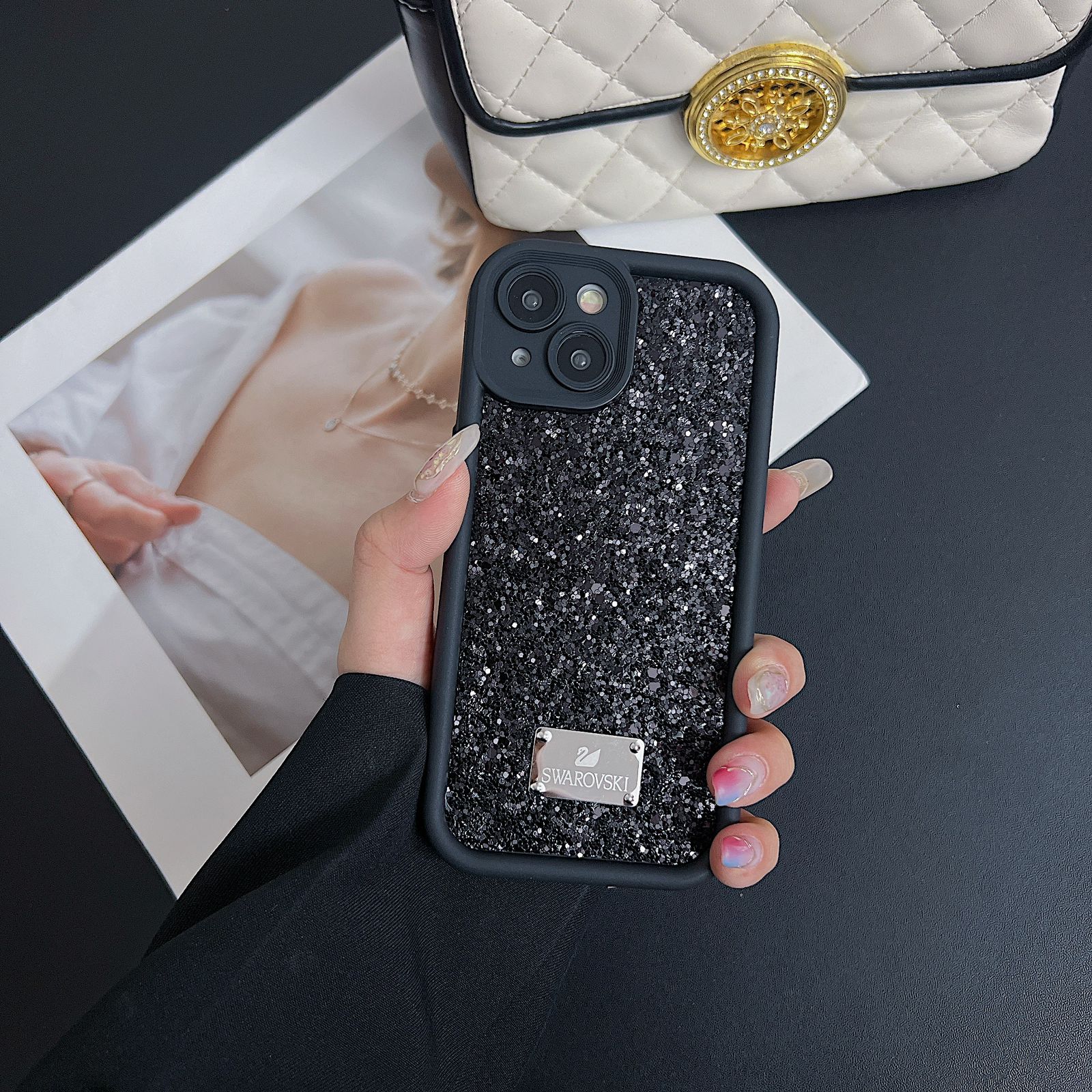 Diamond Glitter Sparkle Bling Crystalline Luxury Gem Stone Case